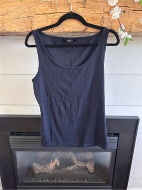 Lauren Ralph Lauren Dark Navy Scoop Neck Tank